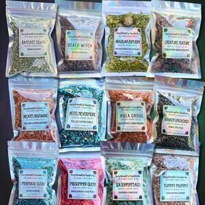 Summerween Scented Sizzling Room Salt Crystal Potpourri/Gory Dreadful Candle Co